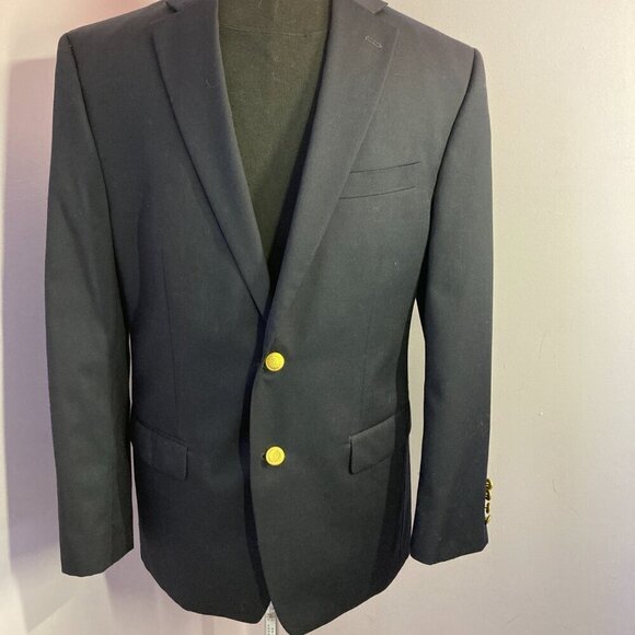 Chaps Navy Wool Blend Blazer, EUC, Size 40R - Picture 1 of 9